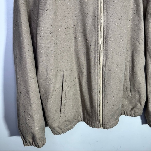 Club Monaco Men's Tan Cotton Bomber Jacket Size XL - Picture 3 of 13
